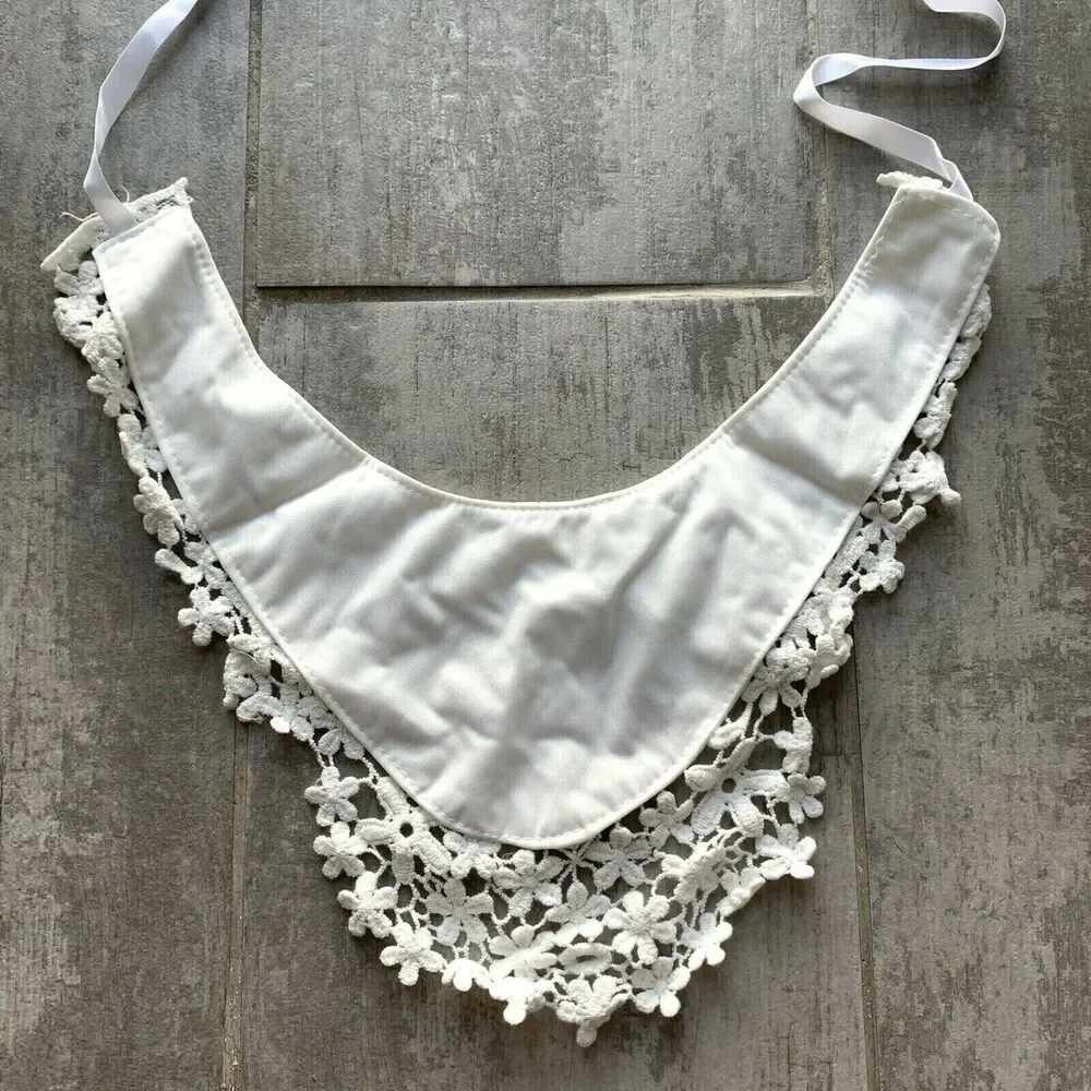 Baby Girls Burp Cloth Drool Teething Bib Newborn Lace Scarf Bandana Tassel Boho